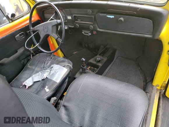 1974 Volkswagen Beetle with VIN 1142682367, listed as a Copart auction lot 84329164 with 52,888 mi miles and Clean Title. Bid and sale history available at DreamBid. Image 8.