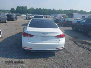 2018 Genesis G80 3.8L with VIN KMHGN4JE5JU234464, listed as a IAAI auction lot 42475378 with 86,243 mi miles and . Bid and sale history available at DreamBid. Image 16.