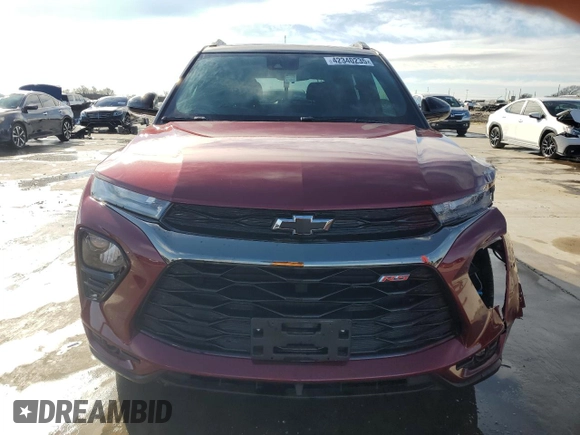2023 Chevrolet TrailBlazer RS with VIN KL79MTSL3PB088946, listed as a Copart auction lot 42340235 with 17,956 mi miles and Clean Title. Bid and sale history available at DreamBid. Image 5.