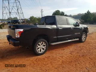 2016 Nissan Titan XD PRO-4X with VIN 1N6BA1F45GN506648, listed as a Copart auction lot 74381534 with 154,114 mi miles and Salvage Title. Bid and sale history available at carsss.com. Image 3.