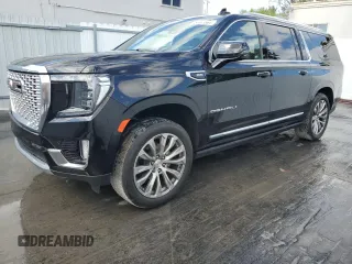 2023 GMC Yukon XL Denali with VIN 1GKS2JKL4PR172767, listed as a Copart auction lot 50483964 with 8,143 mi miles and Clean Title. Bid and sale history available at carsss.com. Image 1.