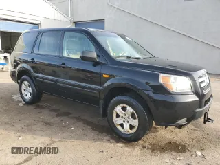 2007 Honda Pilot LX with VIN 2HKYF18167H508118, listed as a Copart auction lot 41486725 with 274,278 mi miles and Clean title. Bid and sale history available at DreamBid. Image 4.