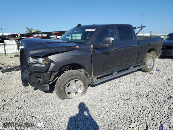 2023 Ram 2500 Tradesman with VIN 3C6UR5CJ0PG534850, listed as a Copart auction lot 60032284 with 29,779 mi miles and Salvage Title. Bid and sale history available at carsss.com. Image 1.
