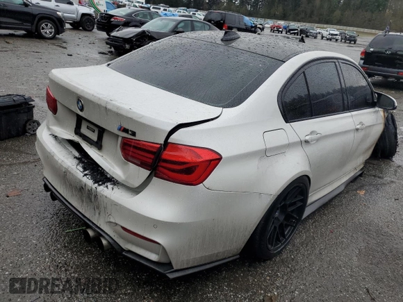 2017 BMW M3 with VIN WBS8M9C59H5G83684, listed as a Copart auction lot 78449483 with 0 mi miles. Bid and sale history available at carsss.com. Image 3.