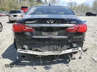 2015 Infiniti Q70 with VIN JN1BY1PR1FM831393, listed as a Copart auction lot 53310175 with 94,320 mi miles and Salvage title. Bid and sale history available at DreamBid. Image 6.