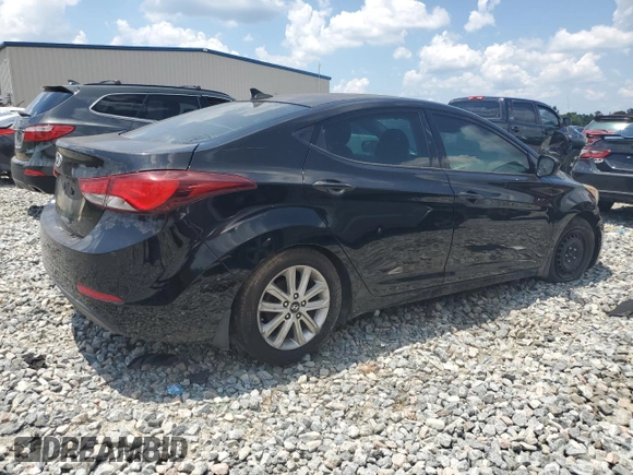 2015 Hyundai Elantra SE with VIN 5NPDH4AE6FH601629, listed as a Copart auction lot 65636335 with Not provided miles and Clean title. Bid and sale history available at DreamBid. Image 3.