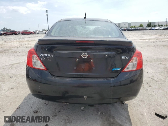 2014 Nissan Versa SV with VIN 3N1CN7AP1EL828753, listed as a Copart auction lot 54168155 with 86,369 mi miles and Salvage Title. Bid and sale history available at DreamBid. Image 6.