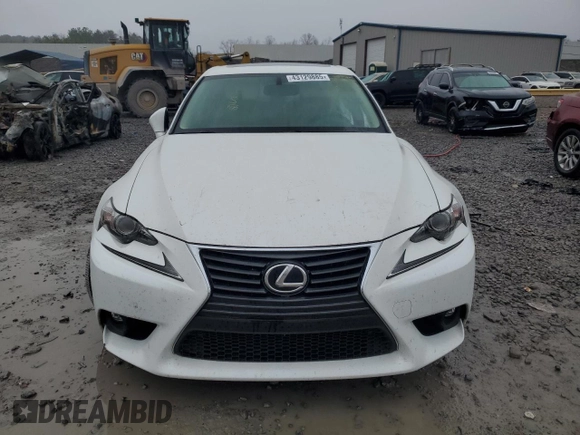 2015 Lexus IS 250 with VIN JTHBF1D27F5078097, listed as a Copart auction lot 43129885 with 96,318 mi miles and Salvage Title. Bid and sale history available at carsss.com. Image 5.