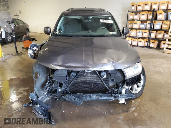 2017 Dodge Durango SXT with VIN 1C4RDJAG3HC905274, listed as a Copart auction lot 58989625 with 87,498 mi miles and Salvage title. Bid and sale history available at DreamBid. Image 5.