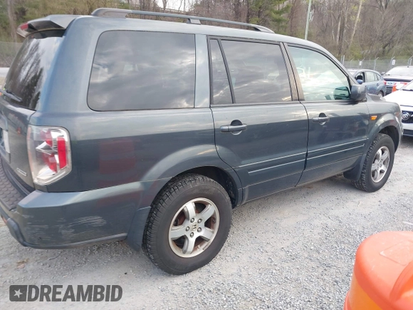 2006 Honda Pilot EX-L with VIN 2HKYF18746H558986, listed as a IAAI auction lot 41875118 with 207,058 mi miles and . Bid and sale history available at DreamBid. Image 4.