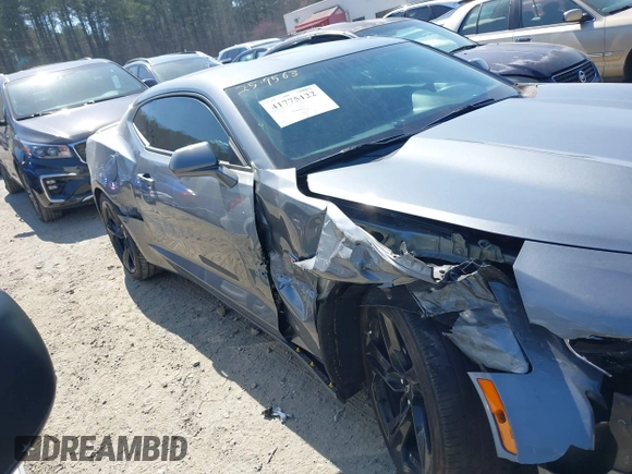 2021 Chevrolet Camaro 1LT with VIN 1G1FB1RS0M0142717, listed as a IAAI auction lot 41775122 with 58,151 mi miles. Bid and sale history available at carsss.com. Image 6.