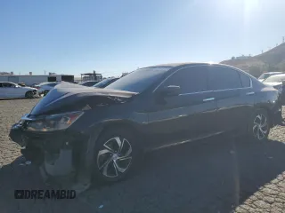 2017 Honda Accord LX with VIN 1HGCR2F38HA120488, listed as a Copart auction lot 80305004 with 144,956 mi miles and Salvage Title. Bid and sale history available at carsss.com. Image 1.