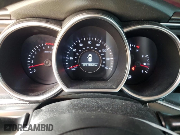 2014 Kia Optima LX with VIN 5XXGM4A70EG279106, listed as a Copart auction lot 56283135 with 160,693 mi miles and Salvage title. Bid and sale history available at DreamBid. Image 9.