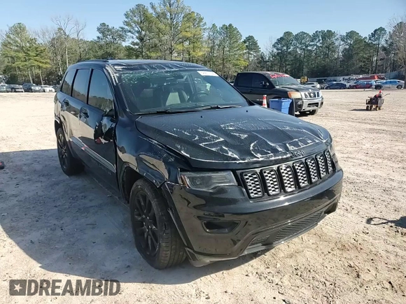 2021 Jeep Grand Cherokee Laredo X with VIN 1C4RJEAG1MC517468, listed as a Copart auction lot 48817125 with 81,743 mi miles and Salvage title. Bid and sale history available at DreamBid. Image 12.