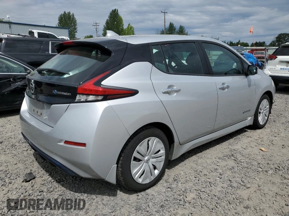 2019 Nissan LEAF SV with VIN 1N4AZ1CP3KC307985, listed as a Copart auction lot 55801095 with 107,259 mi miles and Salvage title. Bid and sale history available at DreamBid. Image 3.