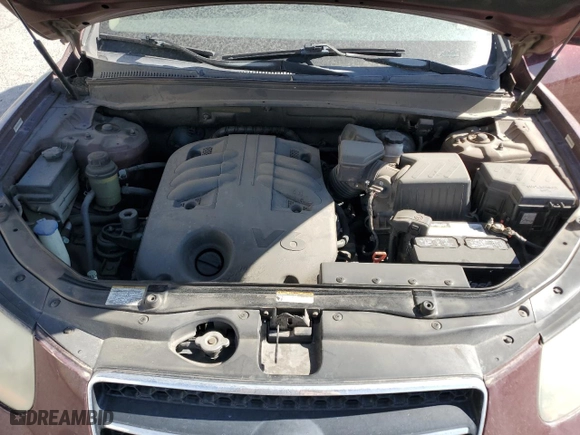 2008 Hyundai Santa Fe SE with VIN 5NMSH13E28H171441, listed as a Copart auction lot 54228525 with 287,543 mi miles and Clean Title. Bid and sale history available at carsss.com. Image 12.
