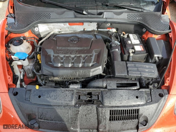 2018 Volkswagen Beetle S with VIN 3VWFD7AT5JM705503, listed as a Copart auction lot 75129054 with 0 mi miles and Non Repairable. Bid and sale history available at carsss.com. Image 11.