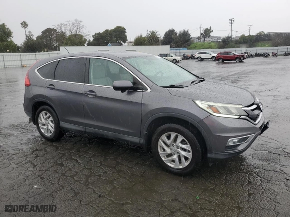 2015 Honda CR-V EX with VIN 2HKRM3H52FH501657, listed as a Copart auction lot 43278045 with 155,589 mi miles and Salvage Title. Bid and sale history available at carsss.com. Image 4.