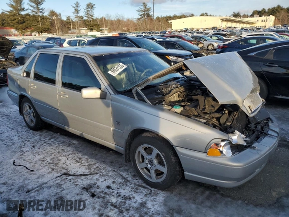 1999 Volvo S70 with VIN YV1LT56D7X2578651, listed as a Copart auction lot 88631555 with 126,753 mi miles and Salvage Title. Bid and sale history available at carsss.com. Image 4.