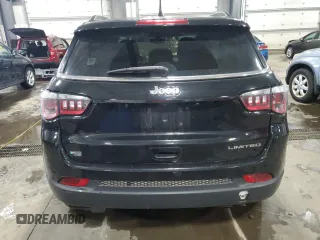 2020 Jeep Compass Limited with VIN 3C4NJCCB2LT169140, listed as a Copart auction lot 58001495 with 97,379 mi miles and Salvage title. Bid and sale history available at DreamBid. Image 6.