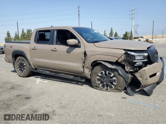 2022 Nissan Frontier Pro-X z VIN 1N6ED1EJ7NN616562, wystawiony jako Copart lot #62711855 z przebiegiem 19 579 mil mil oraz Szkoda całkowita • Salvage title. Historia ofert i sprzedaży dostępna na DreamBid. Obrazek 4.