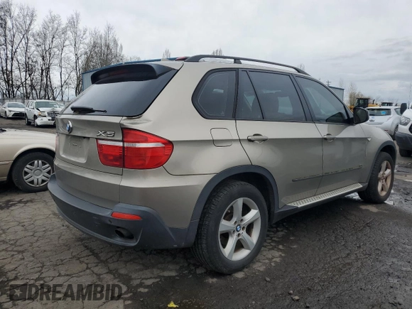 2007 BMW X5 3.0si with VIN 5UXFE43547L039949, listed as a Copart auction lot 48615485 with 120,748 mi miles and Clean Title. Bid and sale history available at carsss.com. Image 3.