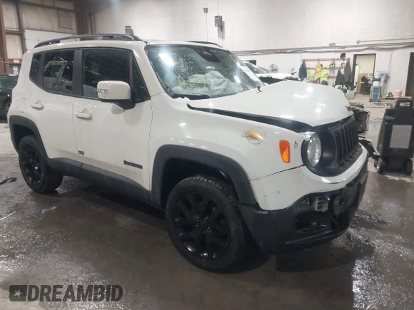 2017 Jeep Renegade Latitude with VIN ZACCJBBB9HPG18671, listed as a IAAI auction lot 41554578 with 75,248 mi miles. Bid and sale history available at carsss.com. Image 1.