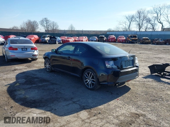 2014 Scion tC with VIN JTKJF5C78E3074094, listed as a IAAI auction lot 41828785 with 164,976 mi miles. Bid and sale history available at carsss.com. Image 3.
