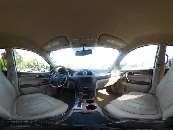 2012 Buick Enclave Leather with VIN 5GAKRCED0CJ327588, listed as a IAAI auction lot 42033144 with 112,004 mi miles and . Bid and sale history available at carsss.com. Image 18.