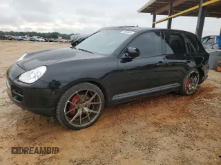 2005 Porsche Cayenne S with VIN WP1AB29P95LA61717, listed as a Copart auction lot 73534644 with 179,018 mi miles and Salvage Title. Bid and sale history available at carsss.com. Image 1.