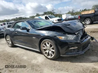 2015 Ford Mustang GT Premium with VIN 1FATP8FF8F5402773, listed as a Copart auction lot 46169535 with 80,822 mi miles and Salvage title. Bid and sale history available at DreamBid. Image 4.