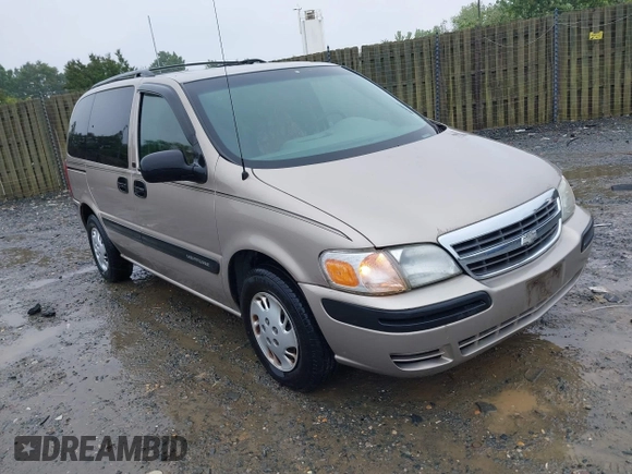 2003 Chevrolet Venture Plus 1SB z VIN 1GNDU03E43D319595, wystawiony jako IAAI lot #42347041 z przebiegiem 143 795 mil mil oraz . Historia ofert i sprzedaży dostępna na DreamBid. Obrazek 1.
