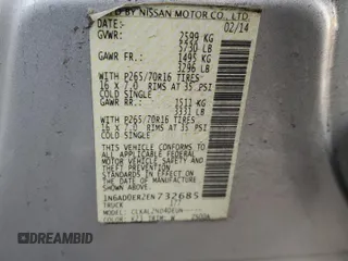 2014 Nissan Frontier SV with VIN 1N6AD0ER2EN732685, listed as a Copart auction lot 42761155 with 174,009 mi miles and Salvage Title. Bid and sale history available at DreamBid. Image 12.