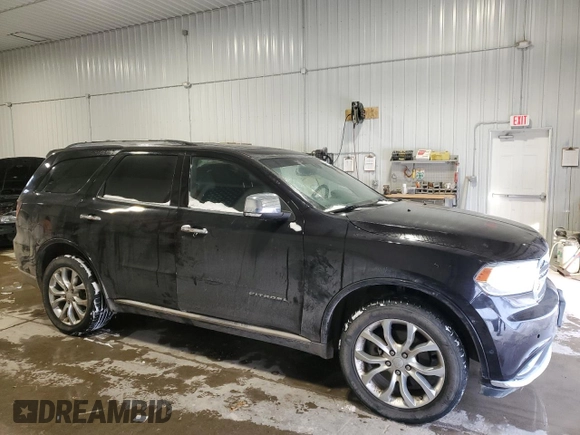 2018 Dodge Durango Citadel with VIN 1C4RDJEG9JC445313, listed as a Copart auction lot 44143445 with 82,752 mi miles and Salvage title. Bid and sale history available at DreamBid. Image 4.