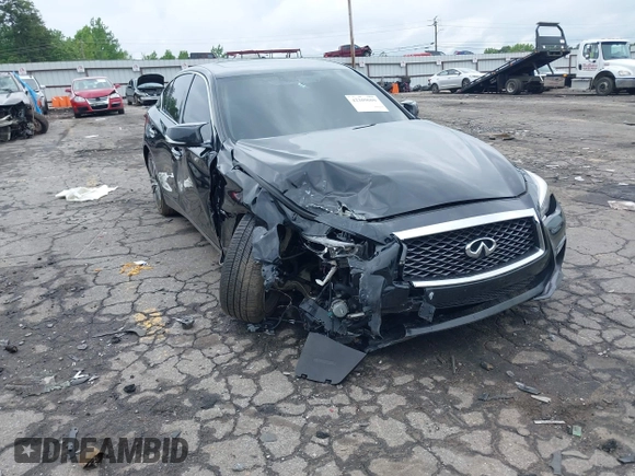2020 Infiniti Q50 Luxe z VIN JN1EV7AR3LM254332, wystawiony jako IAAI lot #42209600 z przebiegiem 69 620 mil mil oraz . Historia ofert i sprzedaży dostępna na DreamBid. Obrazek 1.