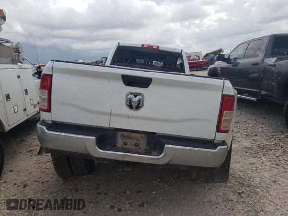 2022 Ram 3500 Tradesman with VIN 3C63RPGL7NG353311, listed as a Copart auction lot 66594704 with 0 mi miles and Salvage Title. Bid and sale history available at carsss.com. Image 6.