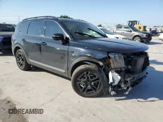 2023 Kia Telluride SX with VIN 5XYP5DGC3PG348337, listed as a Copart auction lot 53195555 with 47,633 mi miles and Salvage title. Bid and sale history available at DreamBid. Image 4.