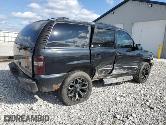 2001 Chevrolet Tahoe LT with VIN 1GNEK13T01R177485, listed as a Copart auction lot 53540455 with Not provided miles and Salvage title. Bid and sale history available at DreamBid. Image 3.