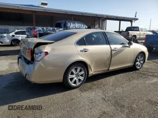 2009 Lexus ES with VIN JTHBJ46G192294879, listed as a Copart auction lot 51768795 with 130,798 mi miles and Salvage Title. Bid and sale history available at carsss.com. Image 3.
