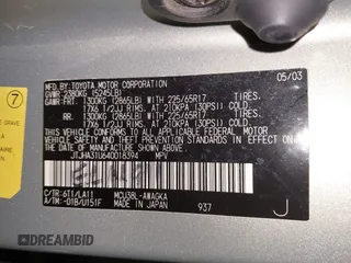 2004 Lexus RX 330 z VIN JTJHA31U640018394, wystawiony jako IAAI lot #42287633 z przebiegiem 200 999 mil mil oraz . Historia ofert i sprzedaży dostępna na DreamBid. Obrazek 9.