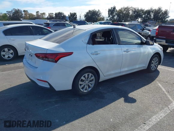 2020 Hyundai Accent SE with VIN 3KPC24A69LE108534, listed as a IAAI auction lot 41905671 with 77,278 mi miles. Bid and sale history available at carsss.com. Image 4.