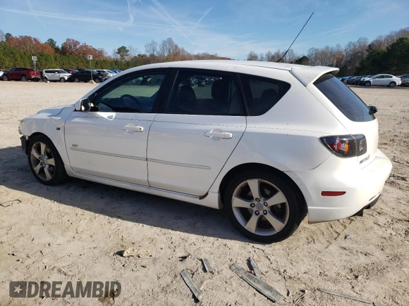 2006 Mazda 3 s with VIN JM1BK143961489627, listed as a Copart auction lot 82085924 with 204,899 mi miles and Salvage Title. Bid and sale history available at carsss.com. Image 2.