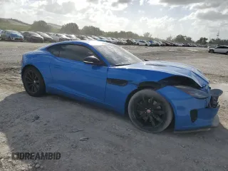 2018 Jaguar F-Type with VIN SAJDD1EV1JCK49554, listed as a Copart auction lot 78908314 with 77,069 mi miles and Salvage Title. Bid and sale history available at DreamBid. Image 4.