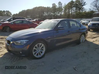 2016 BMW 3 Series 320i xDrive with VIN WBA8E5G59GNT41491, listed as a Copart auction lot 48753615 with 127,305 mi miles and Salvage Title. Bid and sale history available at carsss.com. Image 1.