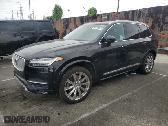 2016 Volvo XC90 with VIN YV4102XL9G1087348, listed as a Copart auction lot 54572535 with 93,212 mi miles and Clean Title. Bid and sale history available at DreamBid. Image 1.