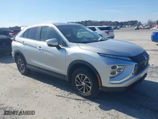 2023 Mitsubishi Eclipse Cross ES with VIN JA4ATUAA9PZ000699, listed as a IAAI auction lot 41477034 with 62,634 mi miles. Bid and sale history available at carsss.com. Image 1.