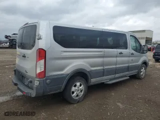 2015 Ford Transit Wagon XL with VIN 1FBZX2ZM4FKA87682, listed as a Copart auction lot 49097054 with 112,433 mi miles and Salvage Title. Bid and sale history available at carsss.com. Image 3.