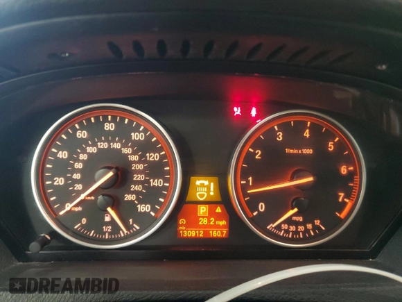 2012 BMW X5 35i с VIN 5UXZV4C55CL750678, выставлен на аукционе Copart как лот 52995185 с пробегом 130 912 миль миль и Чистый • Clean title. История ставок и продаж доступна на DreamBid. Изображение 9.