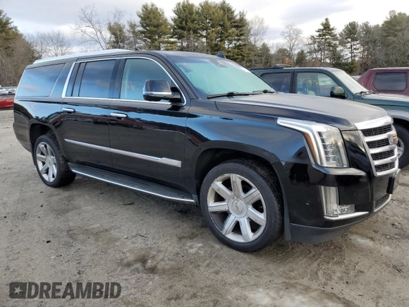 2017 Cadillac Escalade ESV Luxury z VIN 1GYS4HKJ4HR123772, wystawiony jako Copart lot #43765955 z przebiegiem 251 994 mil mil oraz Czysty tytuł • Clean title. Historia ofert i sprzedaży dostępna na DreamBid. Obrazek 4.