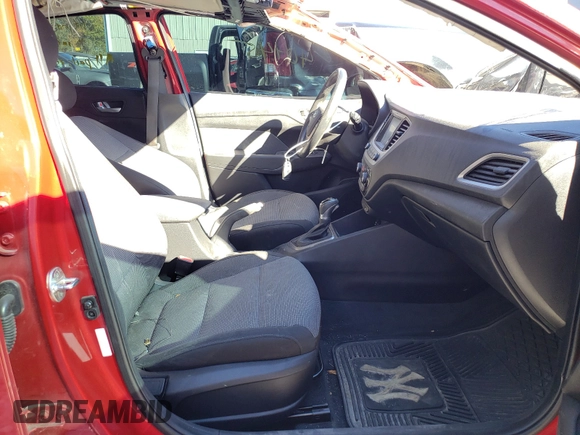 2018 Hyundai Accent Limited with VIN 3KPC34A37JE010621, listed as a Copart auction lot 40068504 with 40,445 mi miles and Salvage Title. Bid and sale history available at carsss.com. Image 5.
